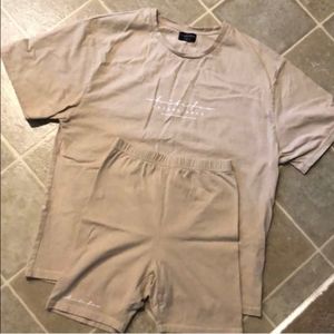 White fox boutique set. Worn once!